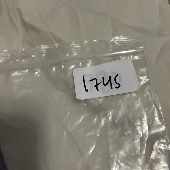 DONNI. Women's Nylon Cargo Pants Size S In Cream - Picture 13 of 13